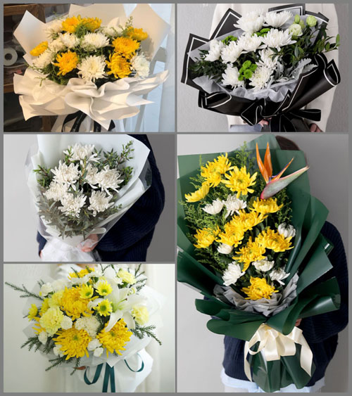 广东江门市江海区滘北街道富田村白事花束代送